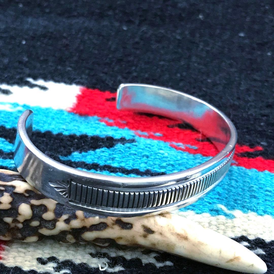 Indian Jewelry ブルースモーガン　　　シルバーバングル　　②