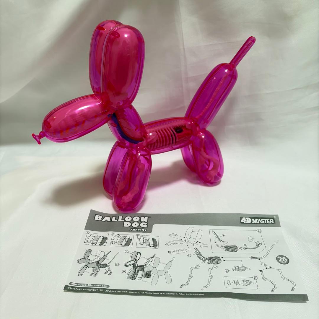 4d master フォーディーマスター バルーンドッグ　スケルトン　ピンク
