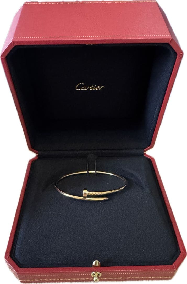 カルティエ ジュストアンクル #16 SM ブレスレット K18 PG