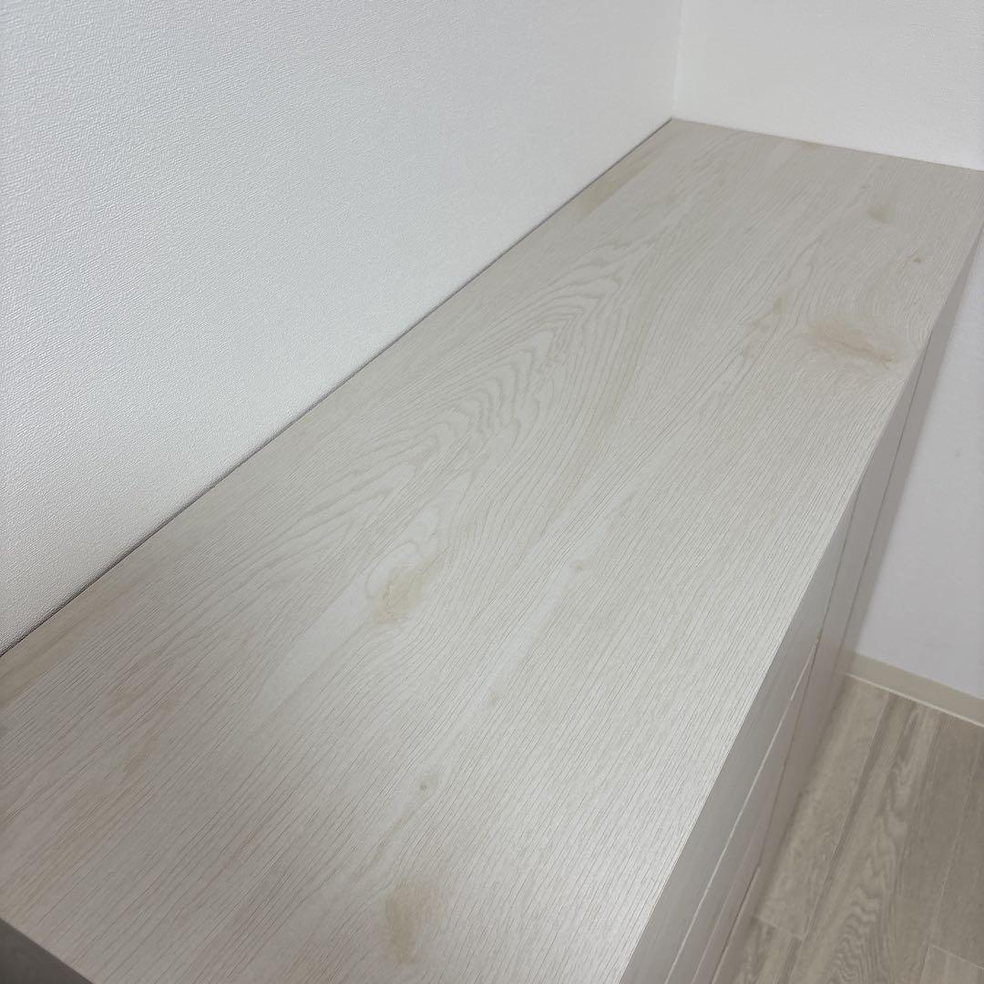 ニトリ 木製キャビネット 4段引き出し 2扉 漫画 オタ活