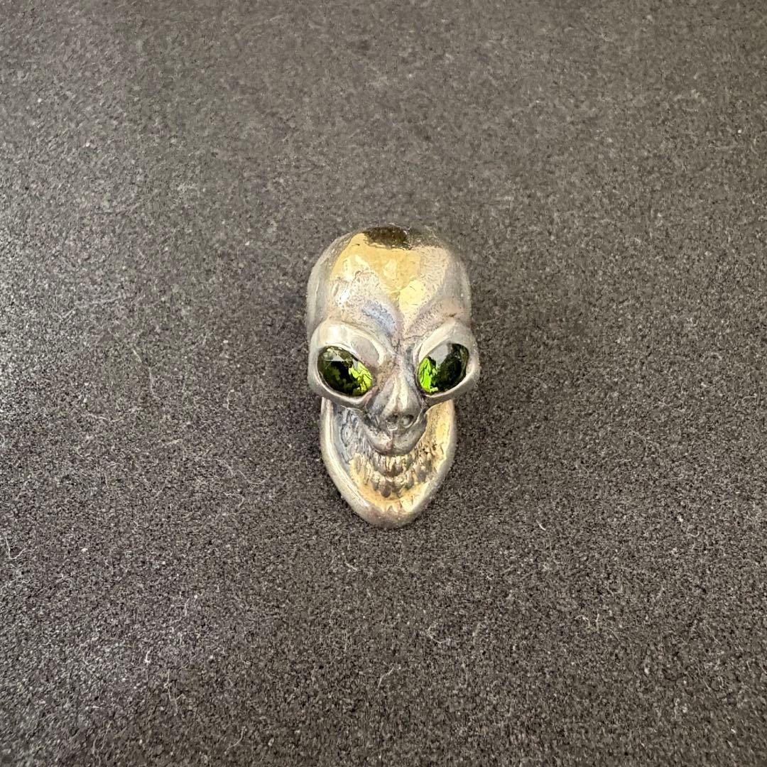 Bill Wall Leather スカルビーズ アメジスト ペリドット