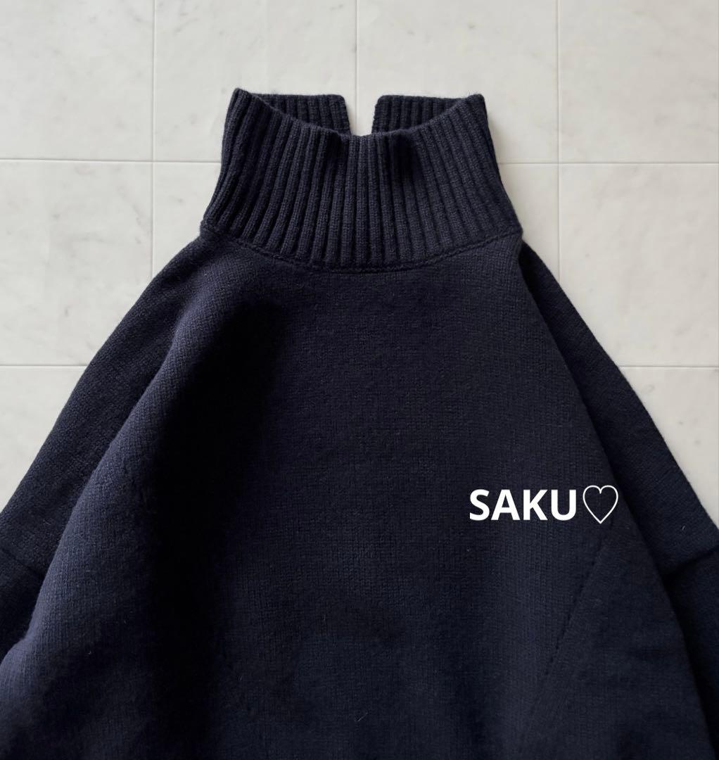 定価37400円 ドゥーズィエムクラス CINOH タートルネックニット 38