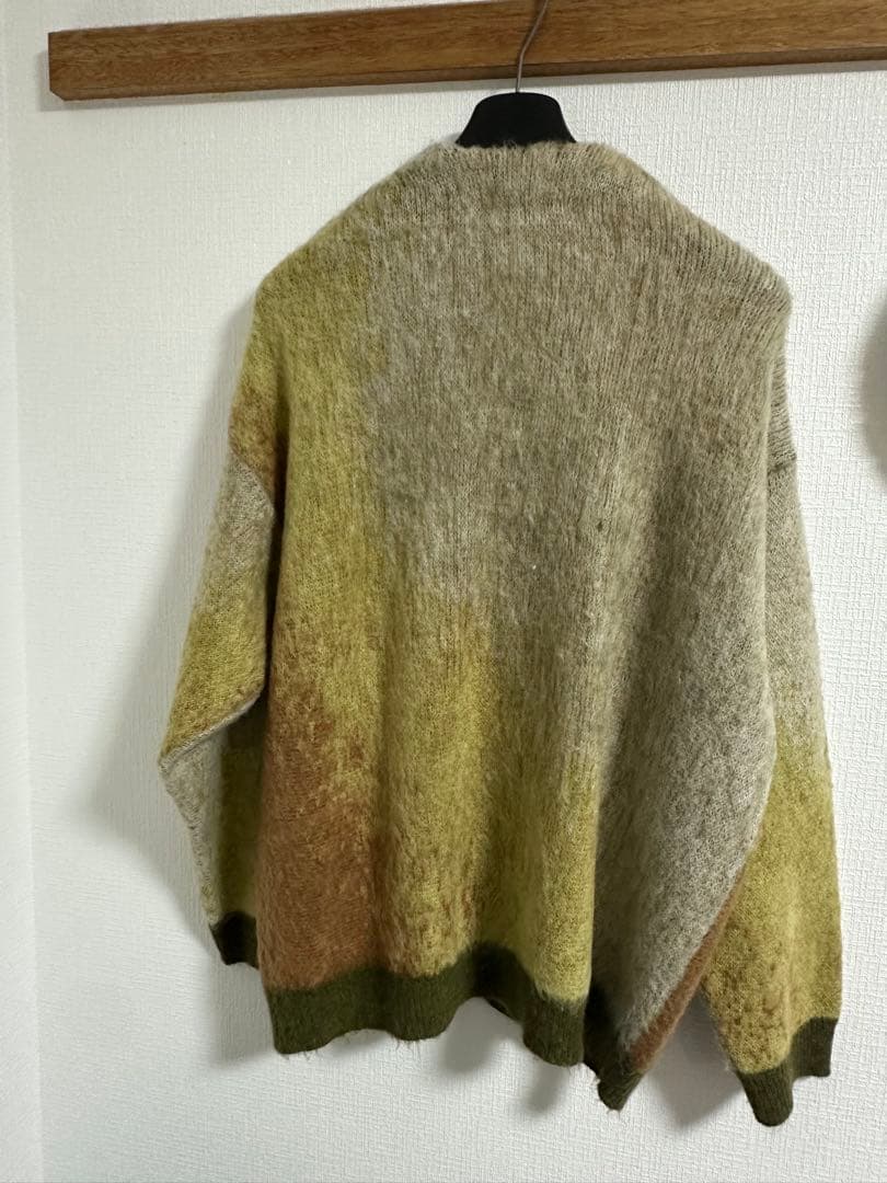 モヘア ミックス グラデーション カーディガン