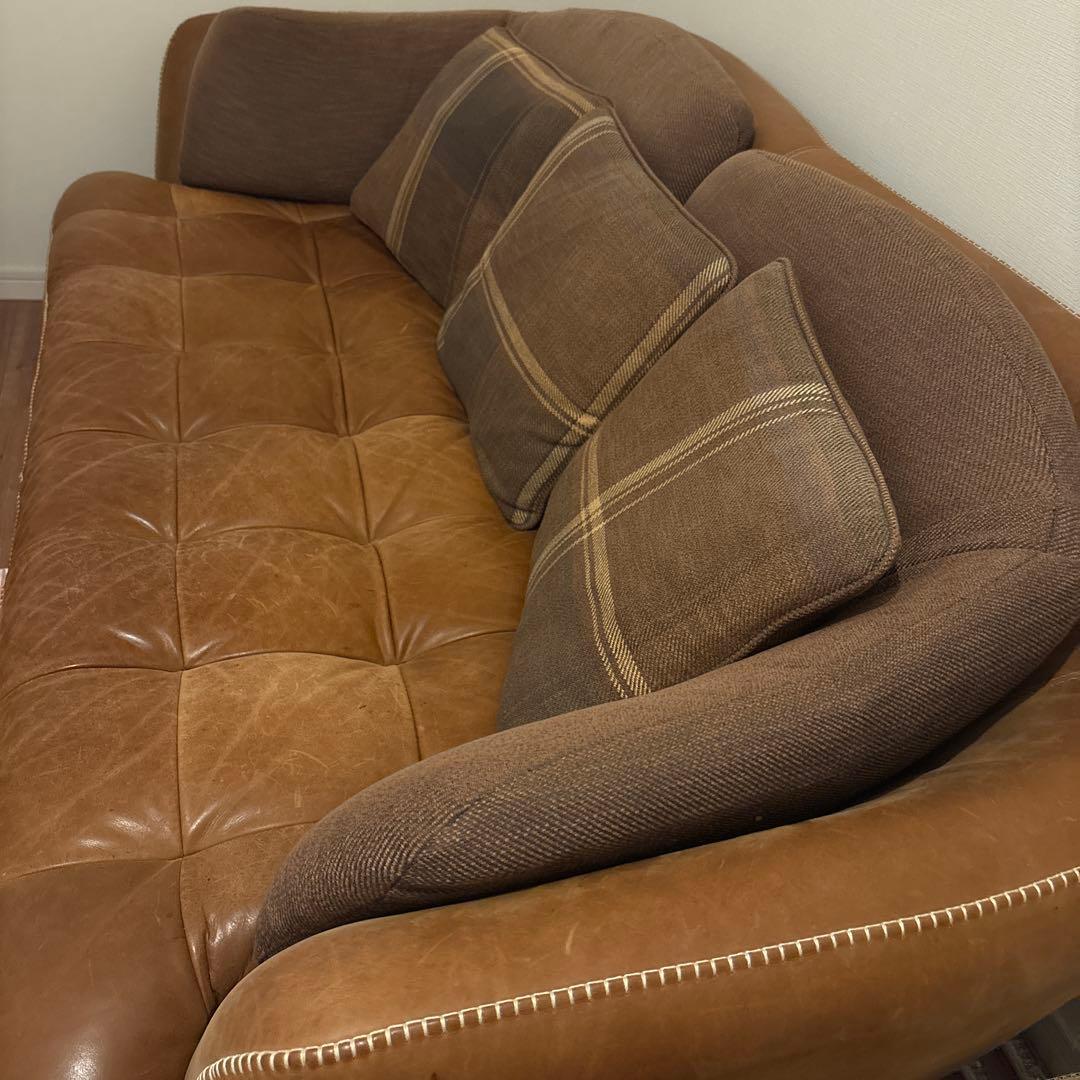 Crash Gate オピアムソファ L-1 キャメル 2.5人掛け