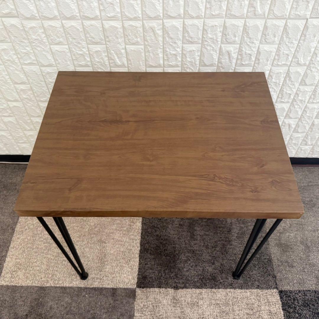 都内23区配送無料✨設置まで❗️2人掛けダイニングセット　ブラウン　美品