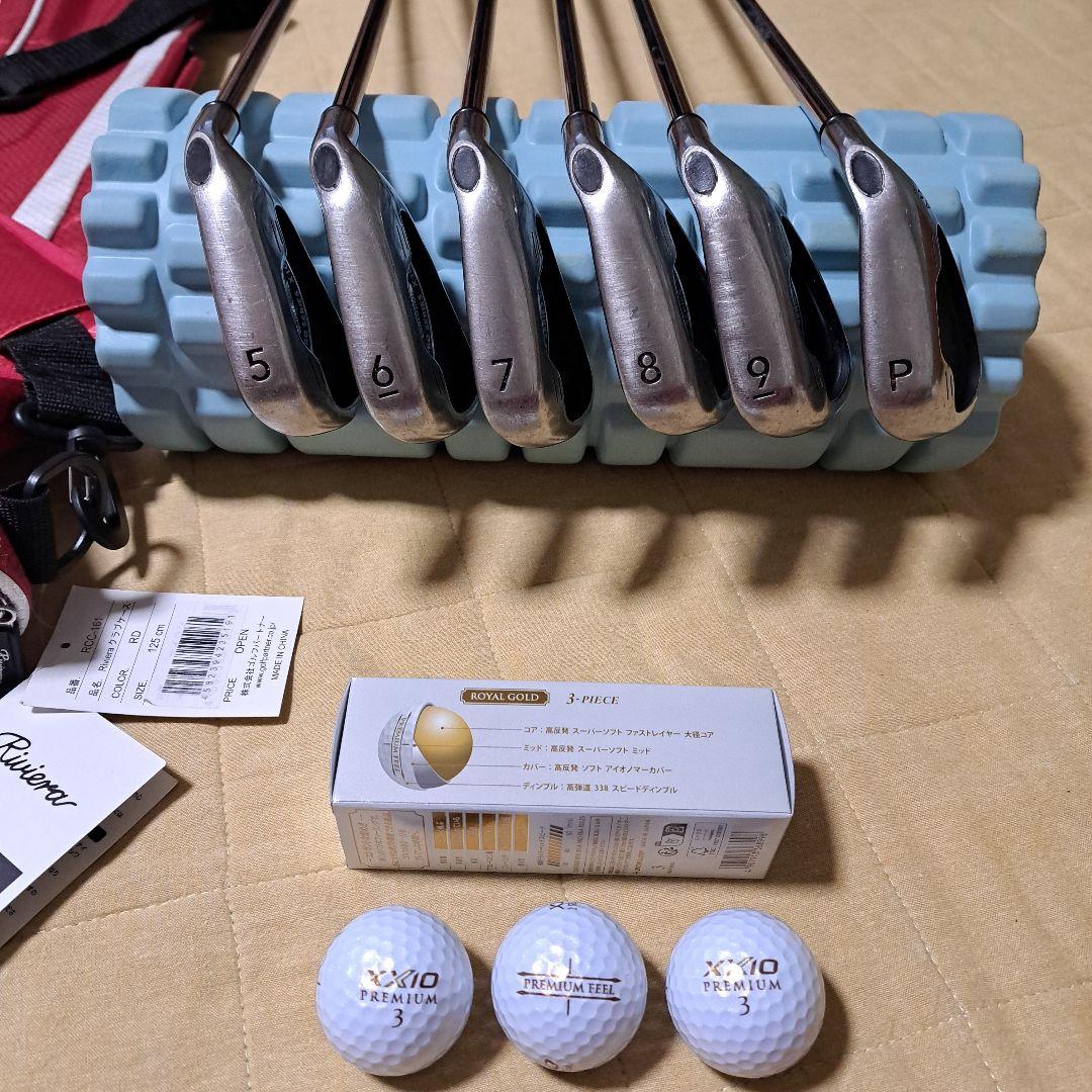 キャロウェイX16PRO アイアンセット5～PW、新品クラブケース、新品ボール付