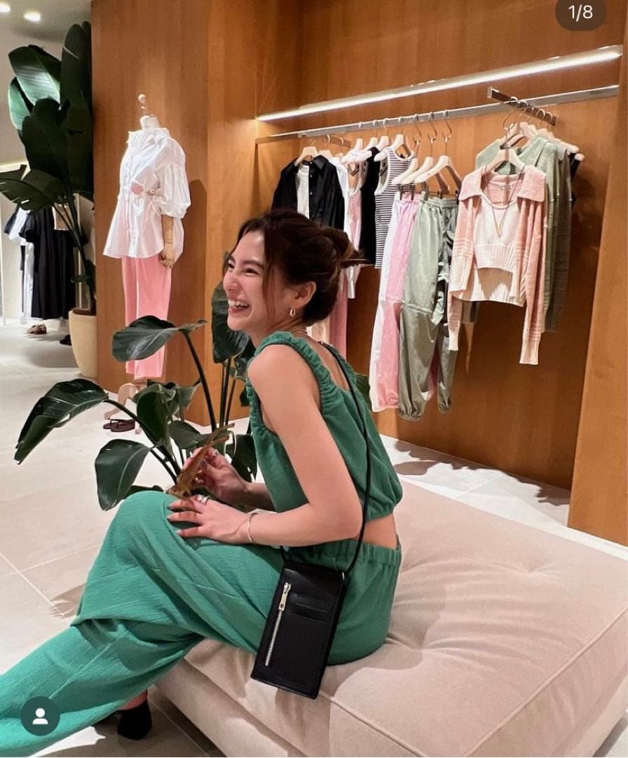 searoomlynn☆シャーリングbackopenオールインワン