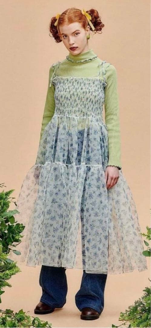 Poppy 花柄チュールワンピース　お値下げ相談