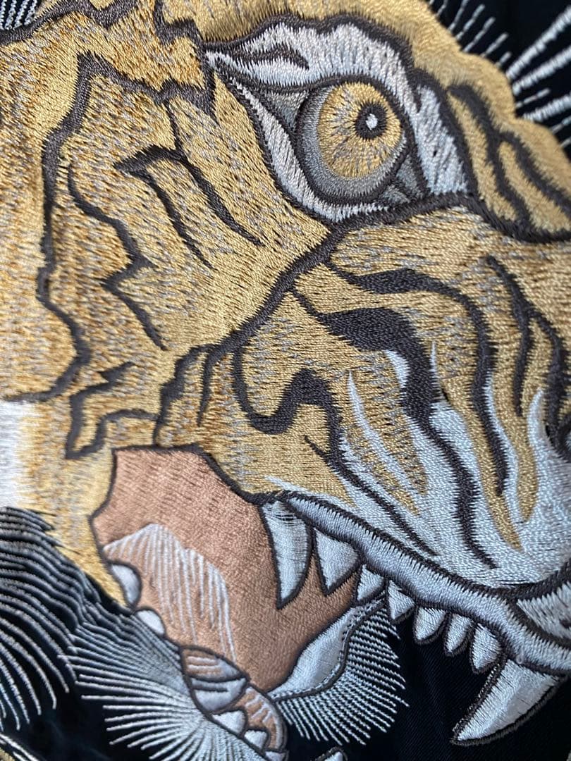 old joe SOUVENIR JACKET 38 ブラック スカジャン 虎