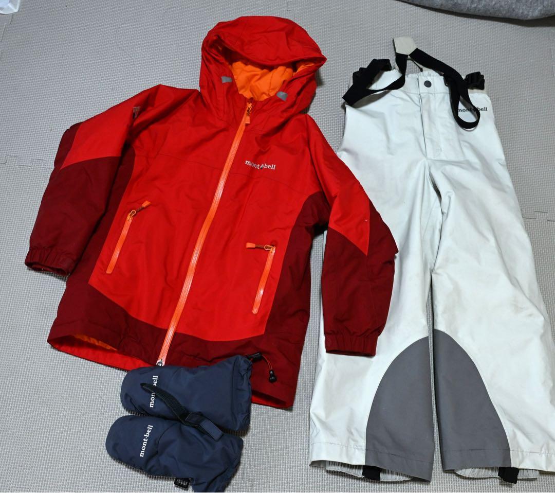 mont-bell スキーウェアセット キッズ　120サイズ