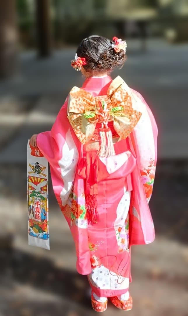 髪飾り付き＊*七五三セット（7歳用）