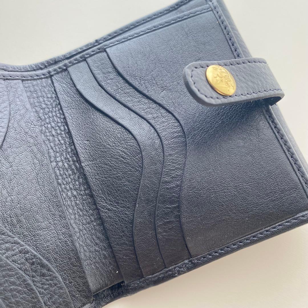 【IL BISONTE】イルビゾンテ LIRA 2つ折り財布 ブラック 新品
