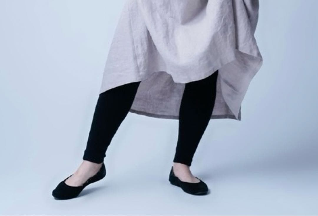 wafu. ヤク100%レギンス　黒