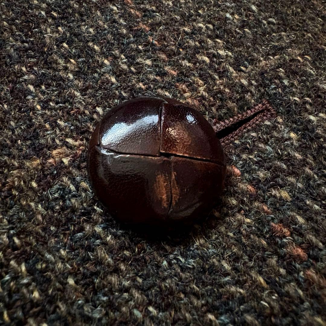 ★希少 Lサイズ★ ハリスツイード × Dunn&Co チェスターコート ロング