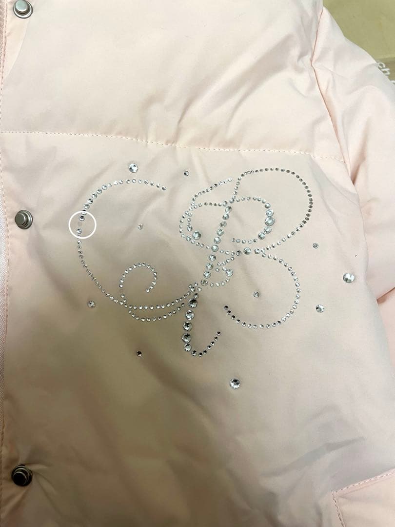 motif puffer coat ペリキュール pink