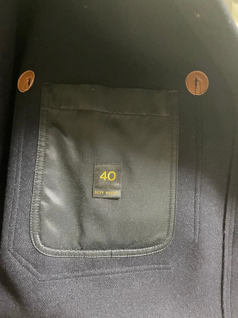 Ange　Scye W C Melton Engineer Coat