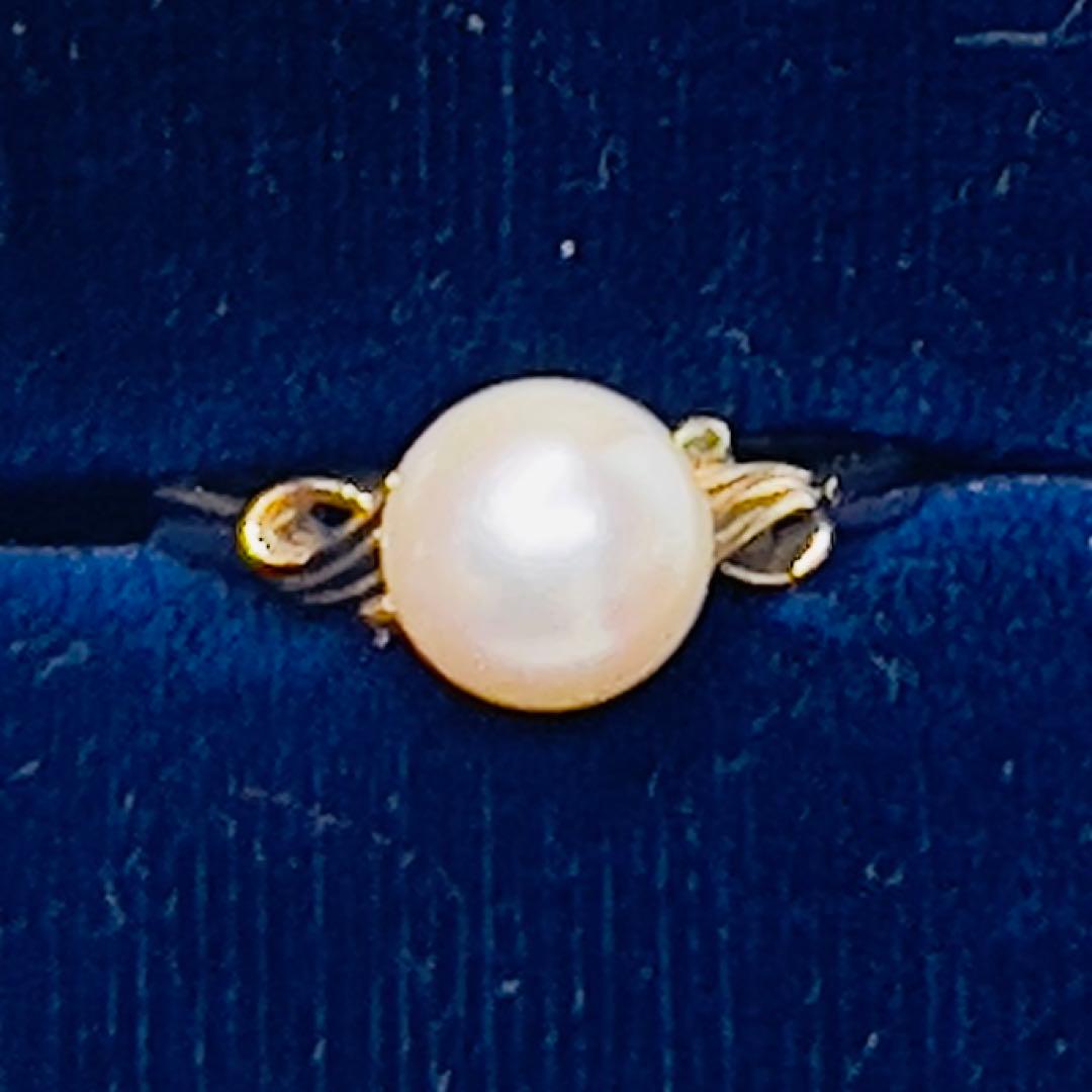 ミキモトアコヤ真珠K14リング