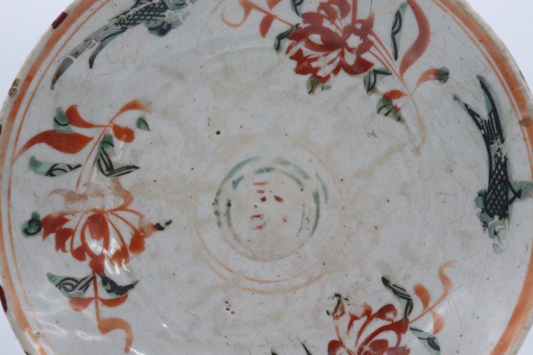 中国　明時代　呉須　大皿　アンティーク　送料込み250926