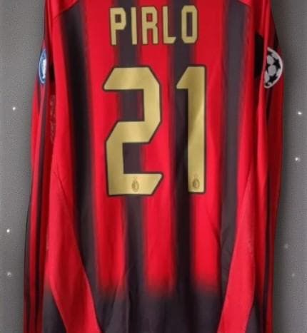 04/05 ACミラン ホーム 21番 ピルロ 長袖 ユニフォーム