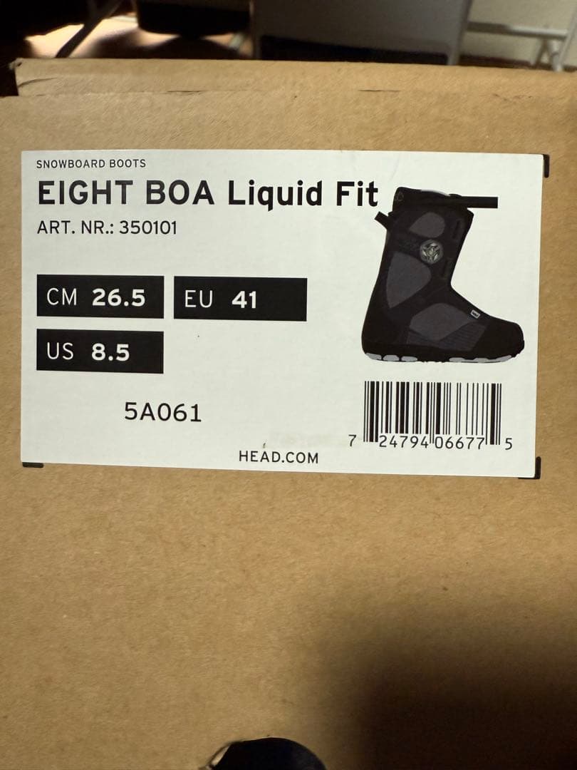 スノーボード EIGHT BOA Liquid Fit26.5