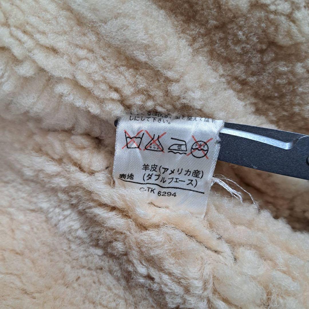 MILANO USA製 B-3 フライトジャケット　リアルムートン