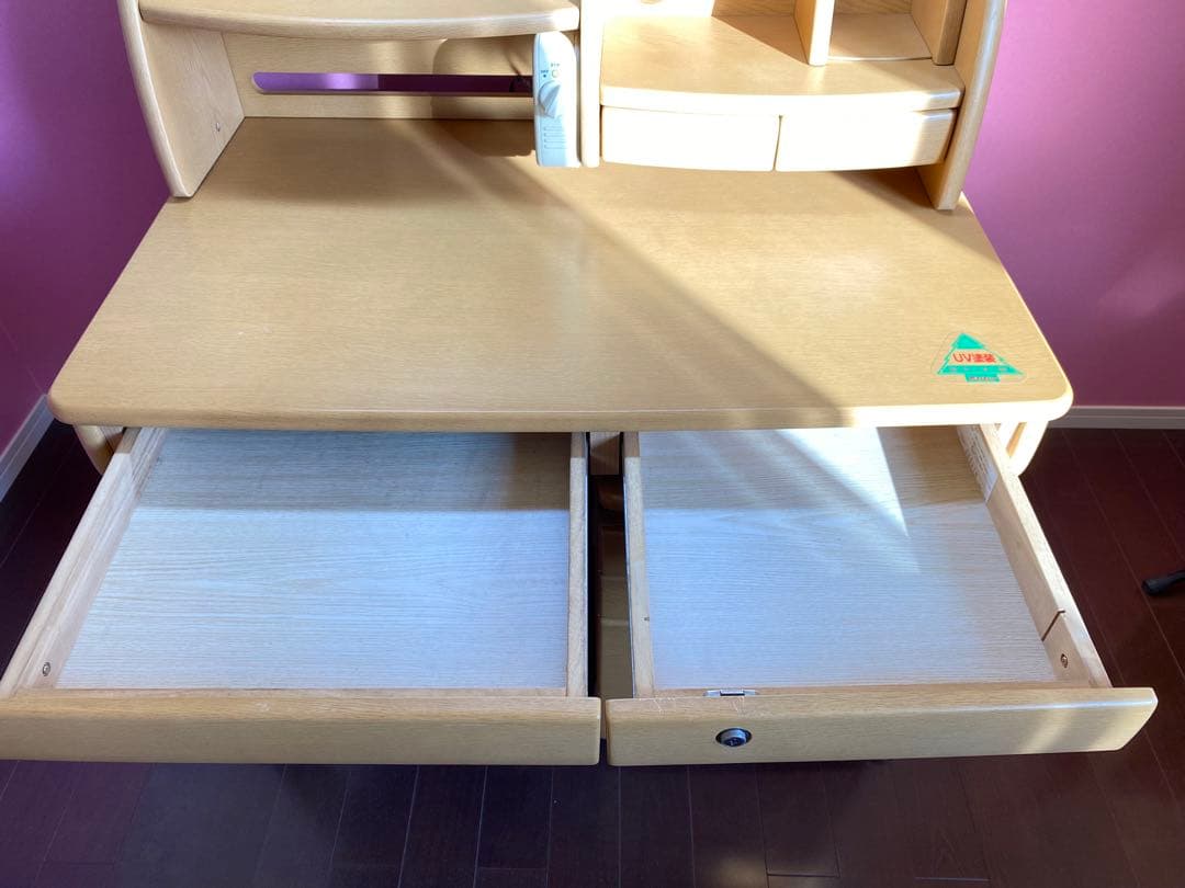 オカムラ 4ピースセット 学習/勉強机【完成品:直接取りに来られる方限定！】