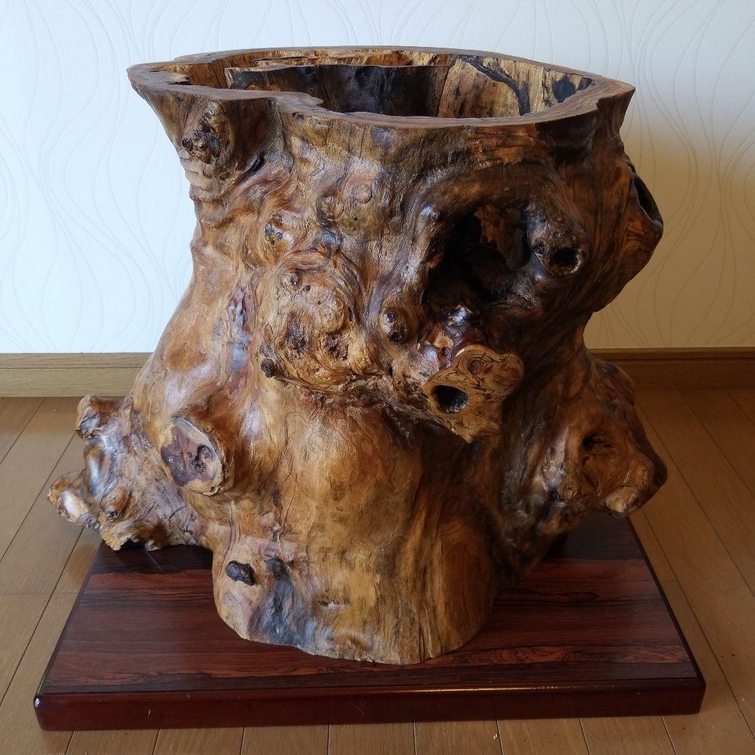 一枚板テーブル　脚　欅の古木　　祠　稀少　メルカリ頼める便発送❗
