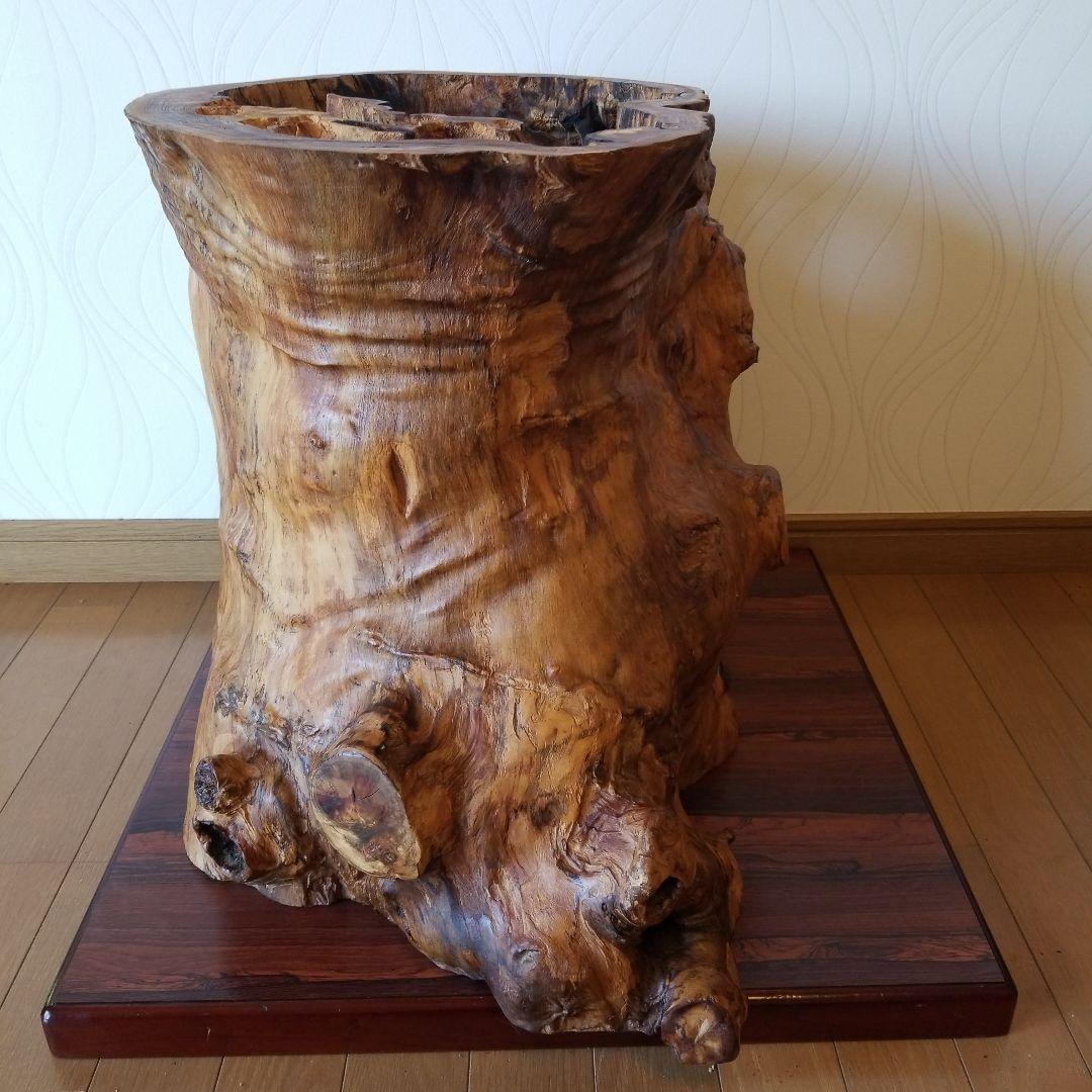 一枚板テーブル　脚　欅の古木　　祠　稀少　メルカリ頼める便発送❗