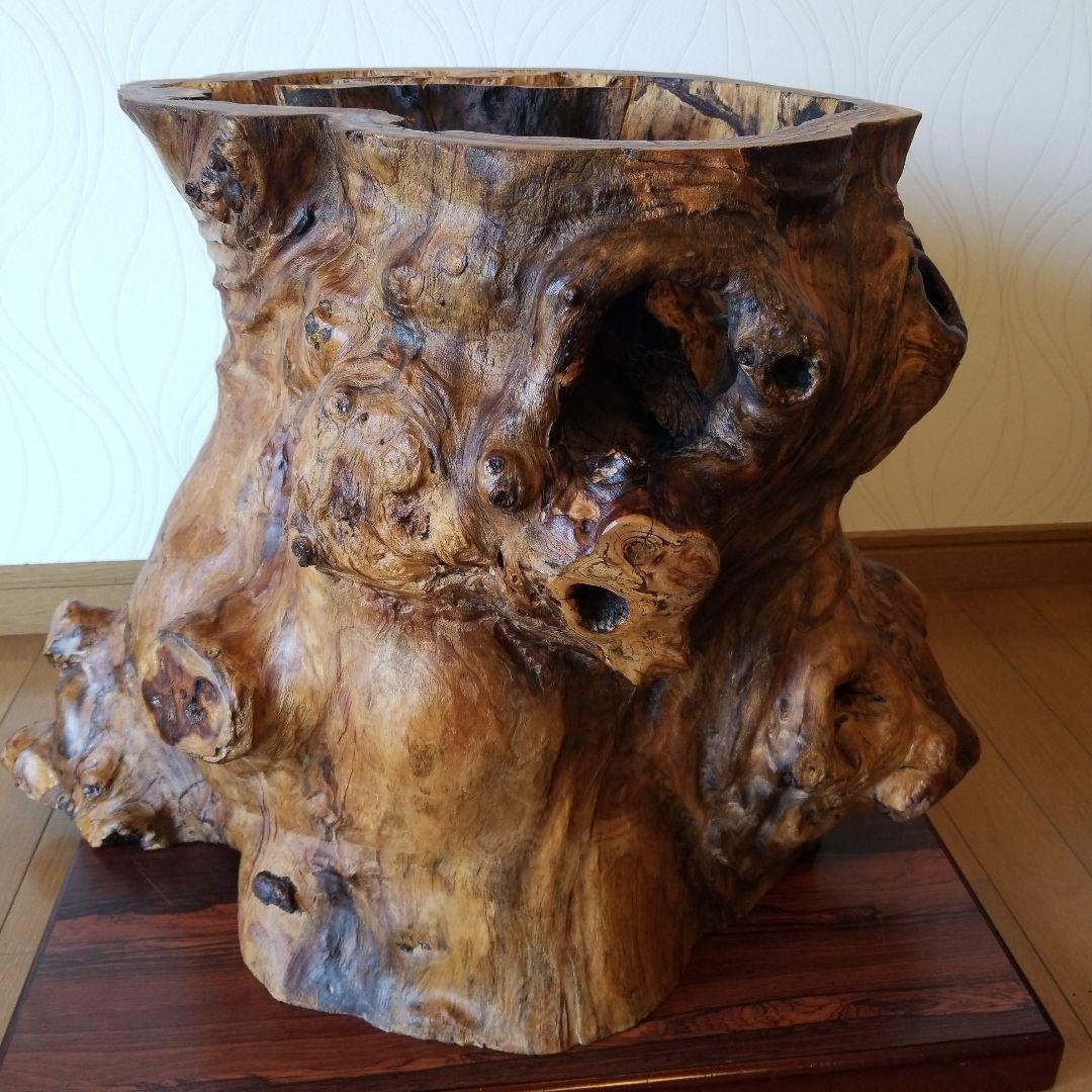 一枚板テーブル　脚　欅の古木　　祠　稀少　メルカリ頼める便発送❗