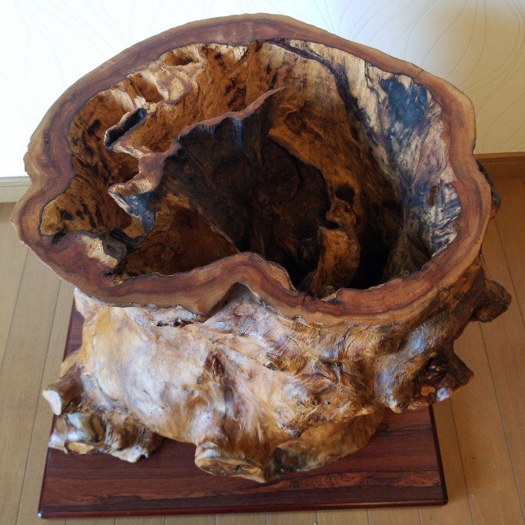 一枚板テーブル　脚　欅の古木　　祠　稀少　メルカリ頼める便発送❗