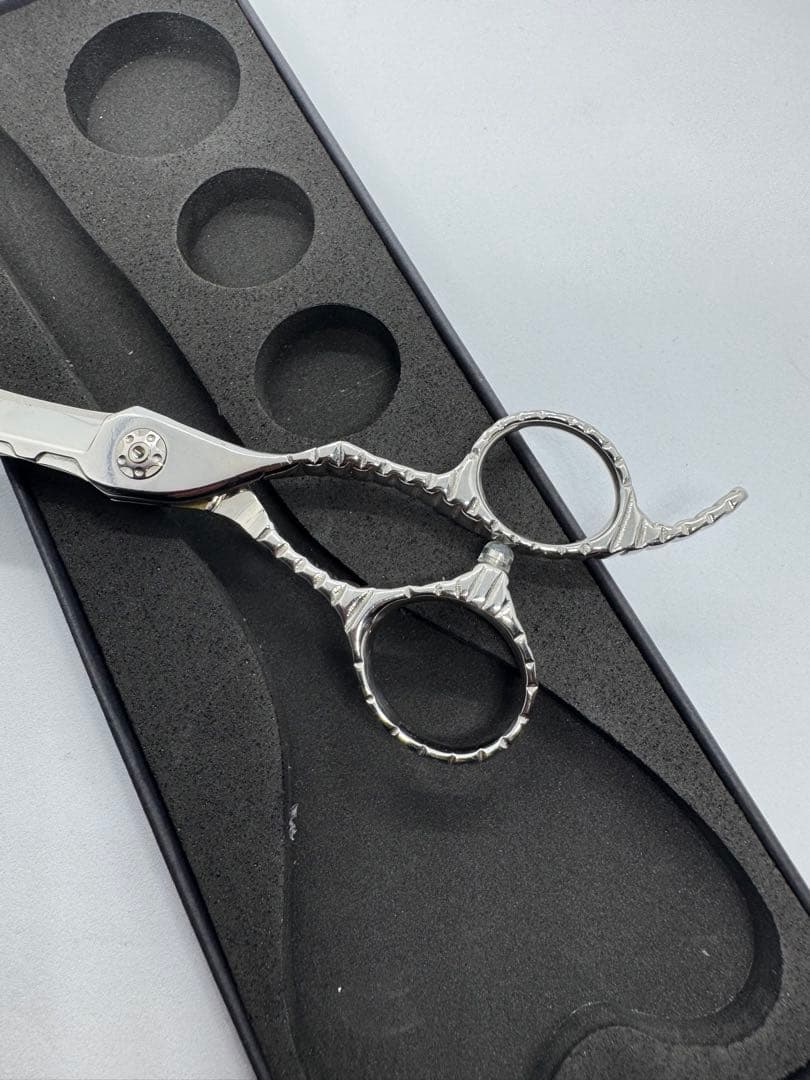 耐摩耗プレート搭載●6インチシザー●コバルトV金10号●美容●理容●鋏●