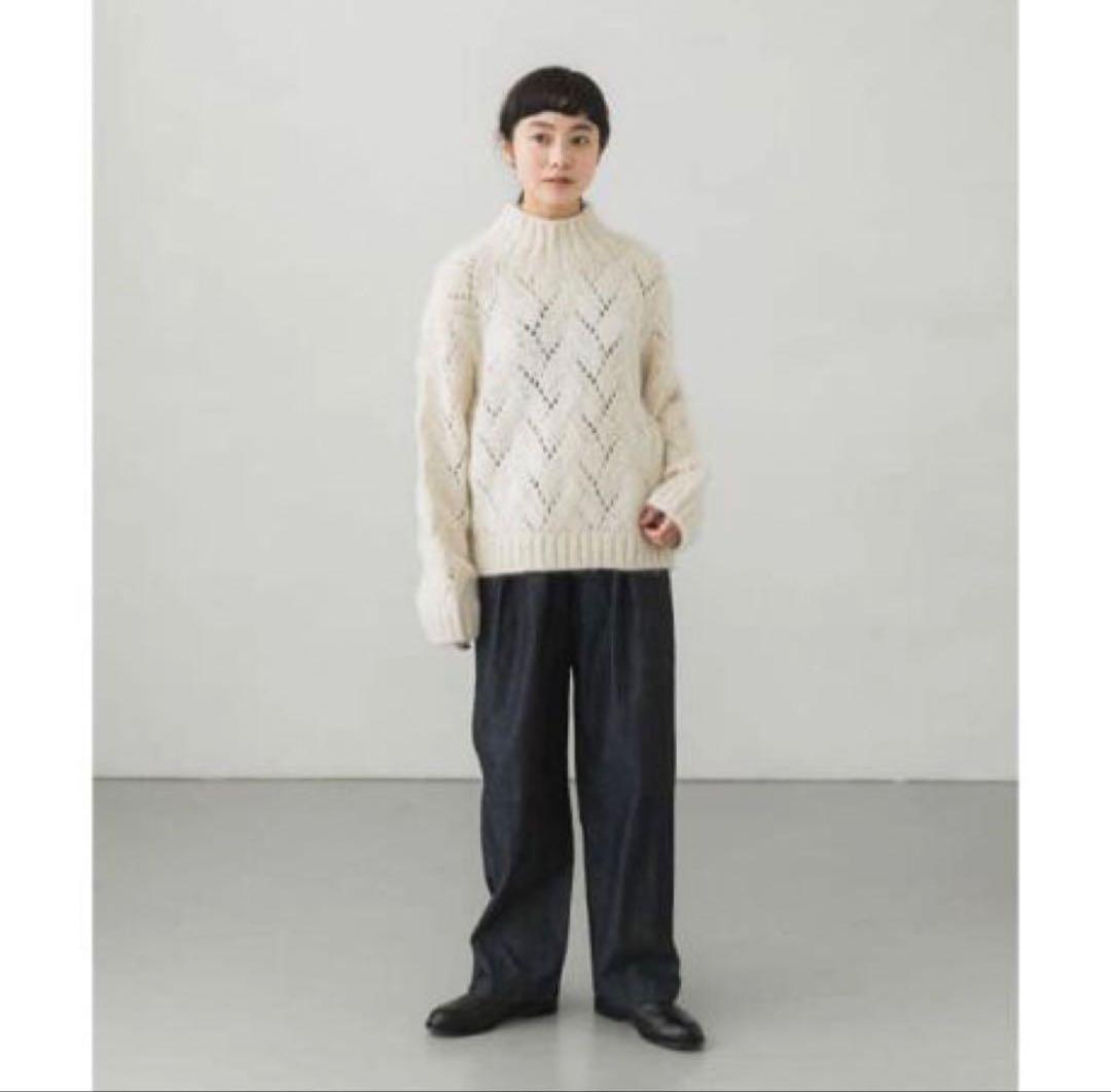 かぐれ　スリアルパカプルオーバー　ニット