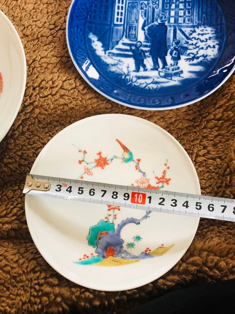 人門国宝十三代酒井田柿右衛門4枚ロイヤルコペンハーゲン イヤープレート1994年