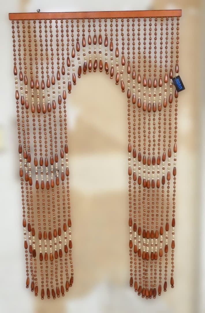 ROＡM 波型デザイン のれん 昭和 レトロ 昭和レトロ 玉のれん レトロ雑貨