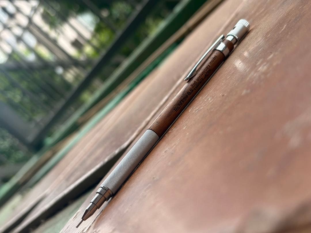 ま*ぎ様 Luddite TechDraw 欅　シャーペン　テックドロー　木軸