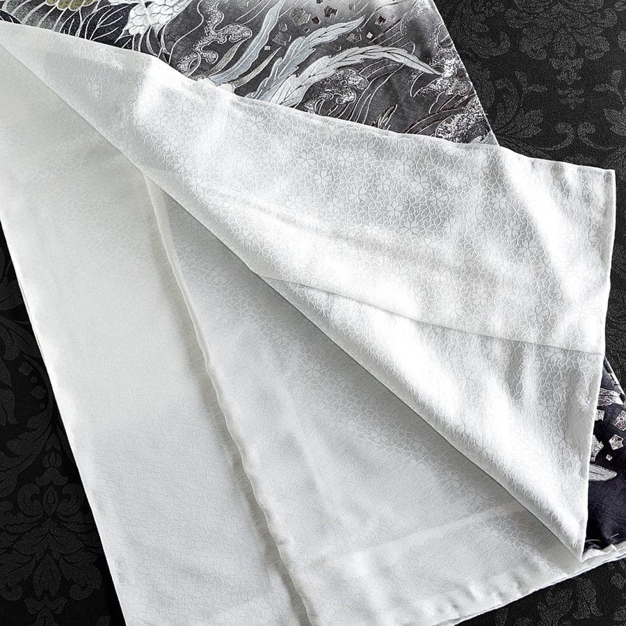 専用　ご予約　振袖単品　未仕立て　仮絵羽　関芳　龍　鳳凰　牡丹　墨色　成人式