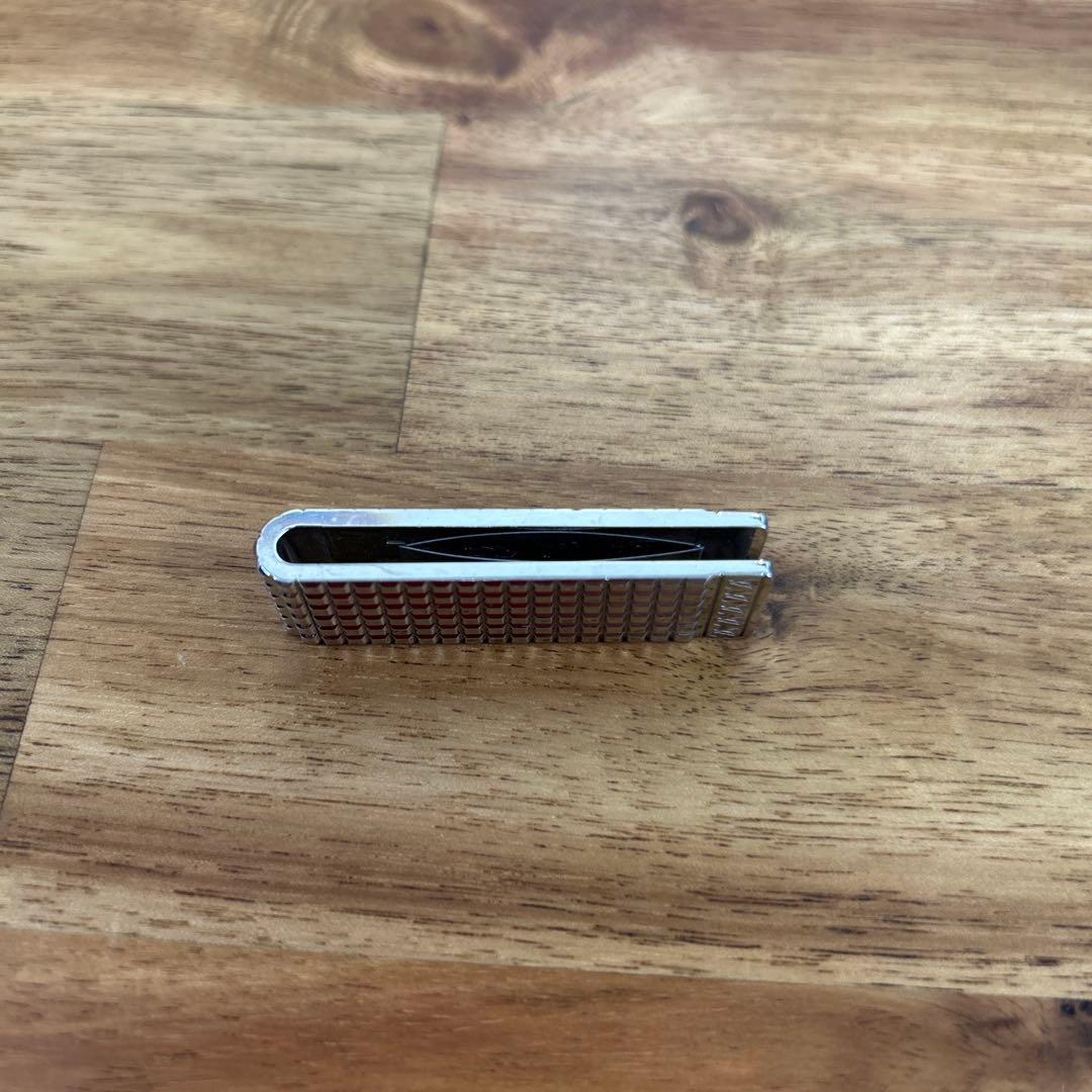 美品　ヴィトン　マネークリップ　シルバー　AN1121 格子型