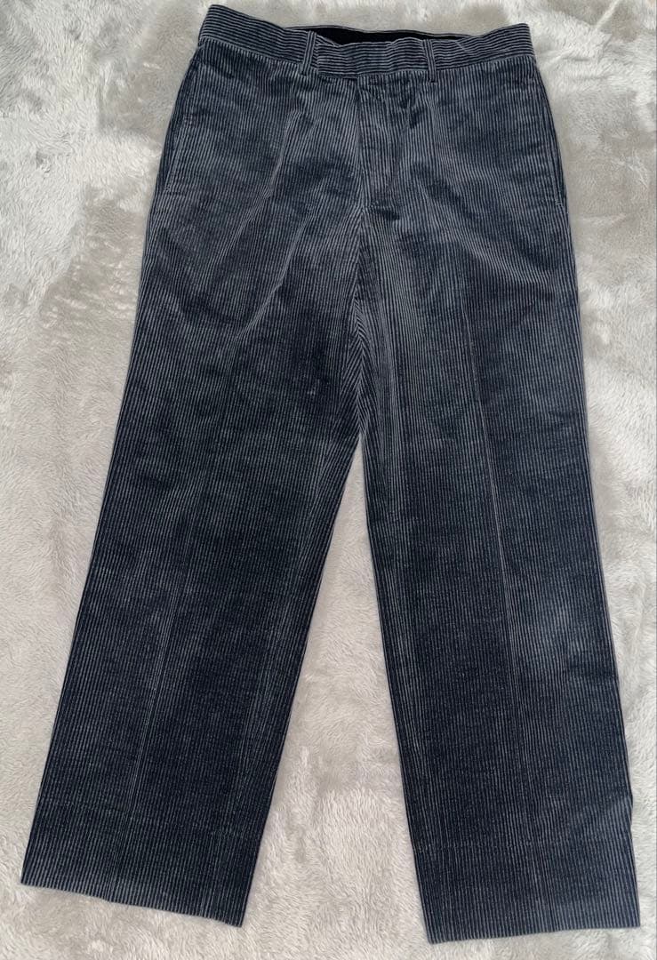 HERMES エルメス　コーデュロイ パンツ ダークグレー