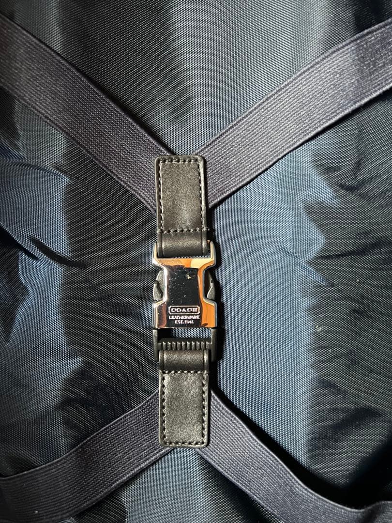 コーチ　77135 オプアート　PVC レザー　キャリーケース