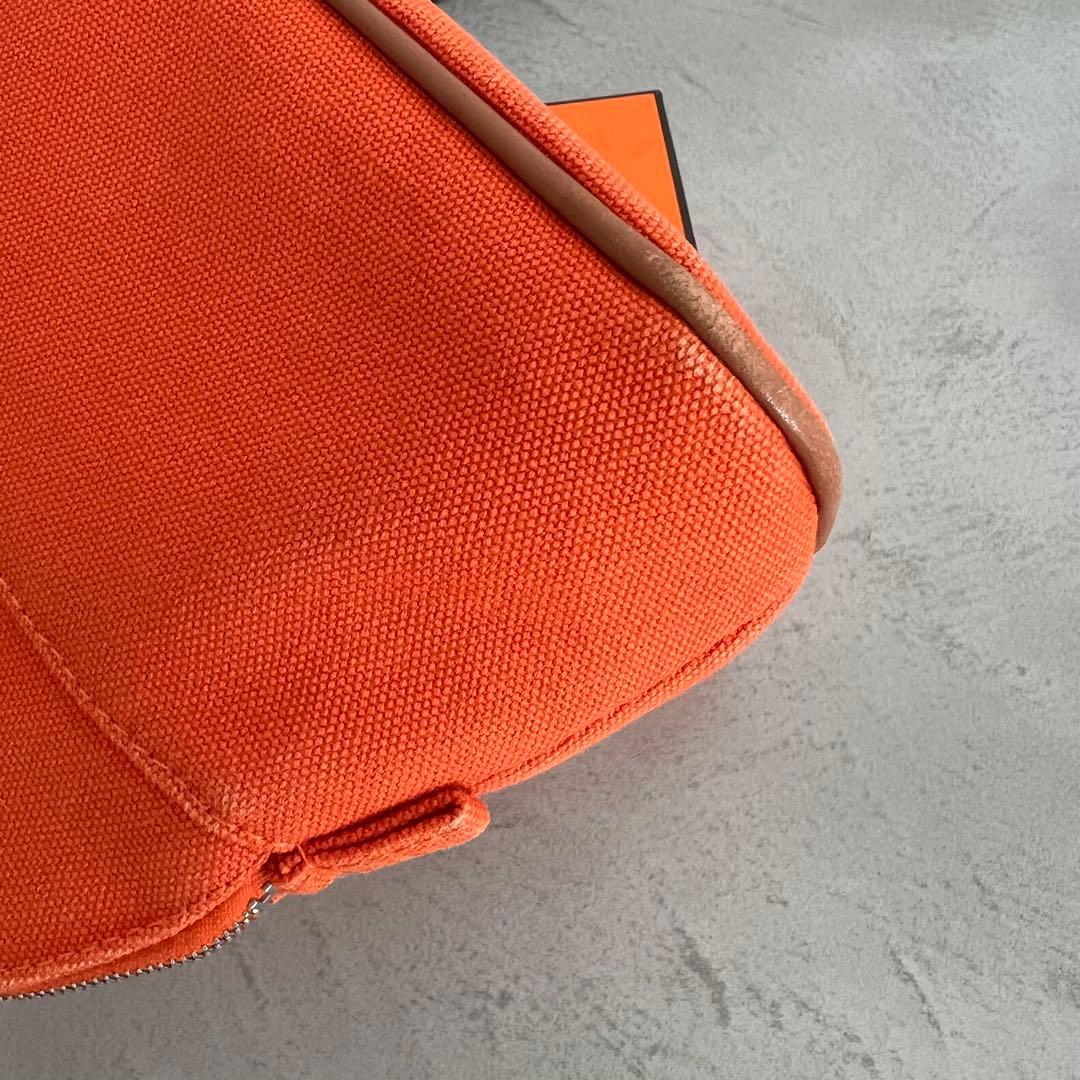 【今月まで掲載】HERMES ボリードポーチ20 オレンジ