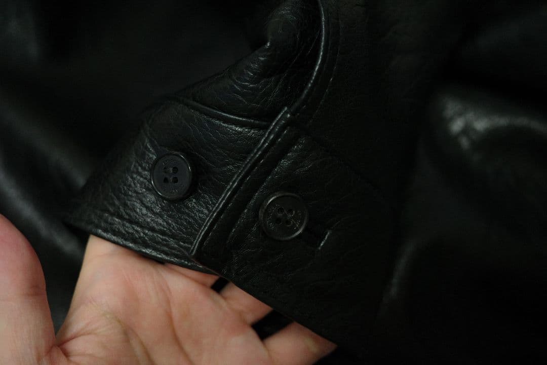 ジャケット・アウター NOKCHA throat latch fake leather jacket