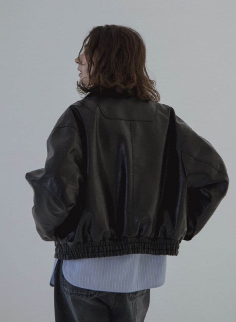 ジャケット・アウター NOKCHA throat latch fake leather jacket