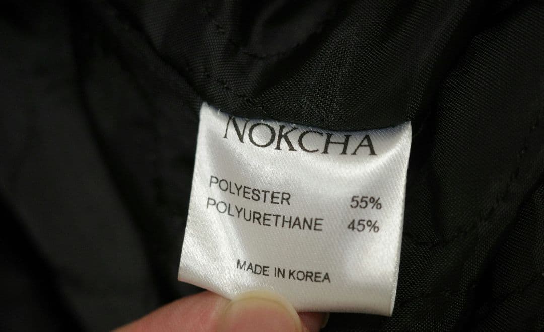 ジャケット・アウター NOKCHA throat latch fake leather jacket