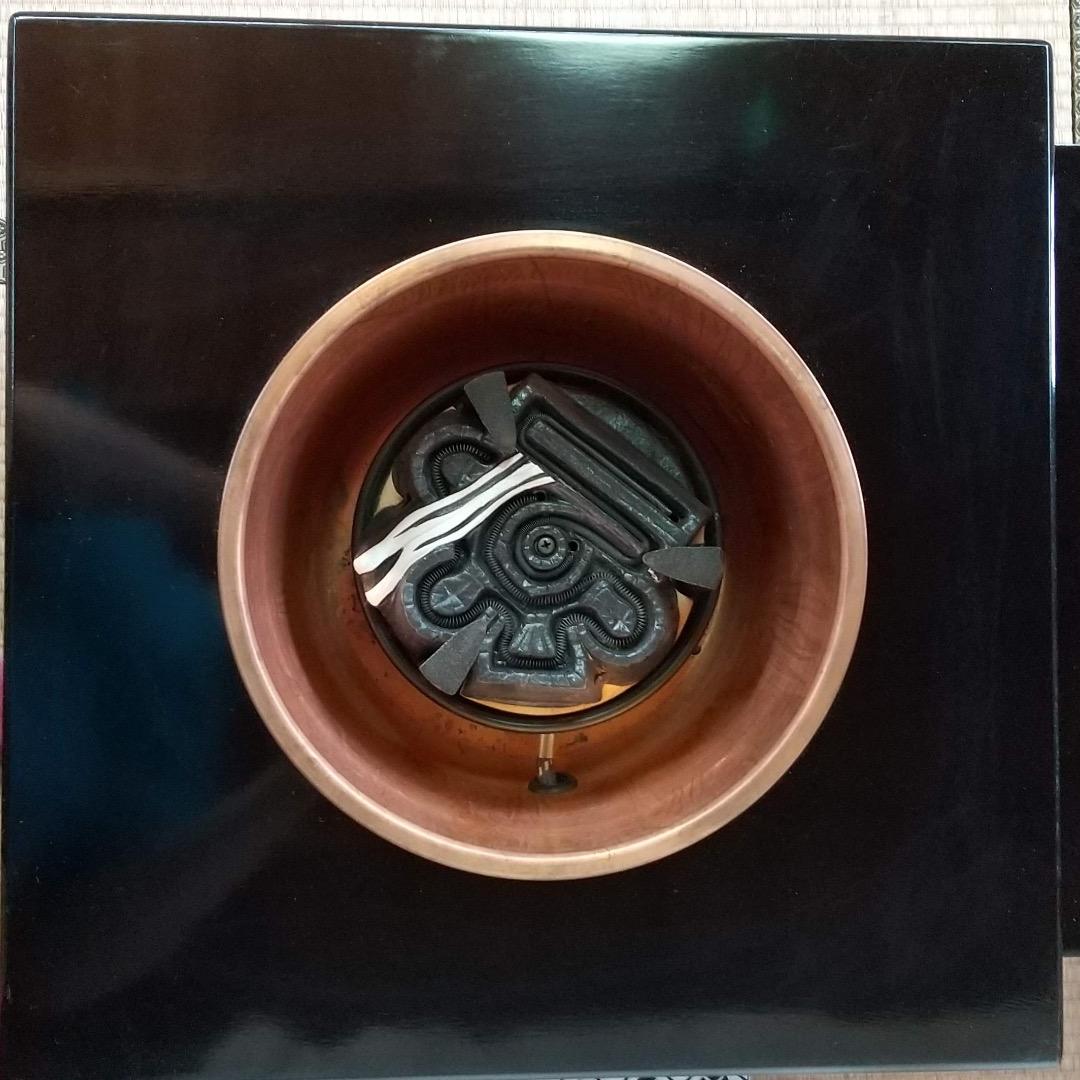 茶道具 御園棚 立礼棚 裏千家 淡々斎好写 丸炉 電熱器 畳み椅子×2脚