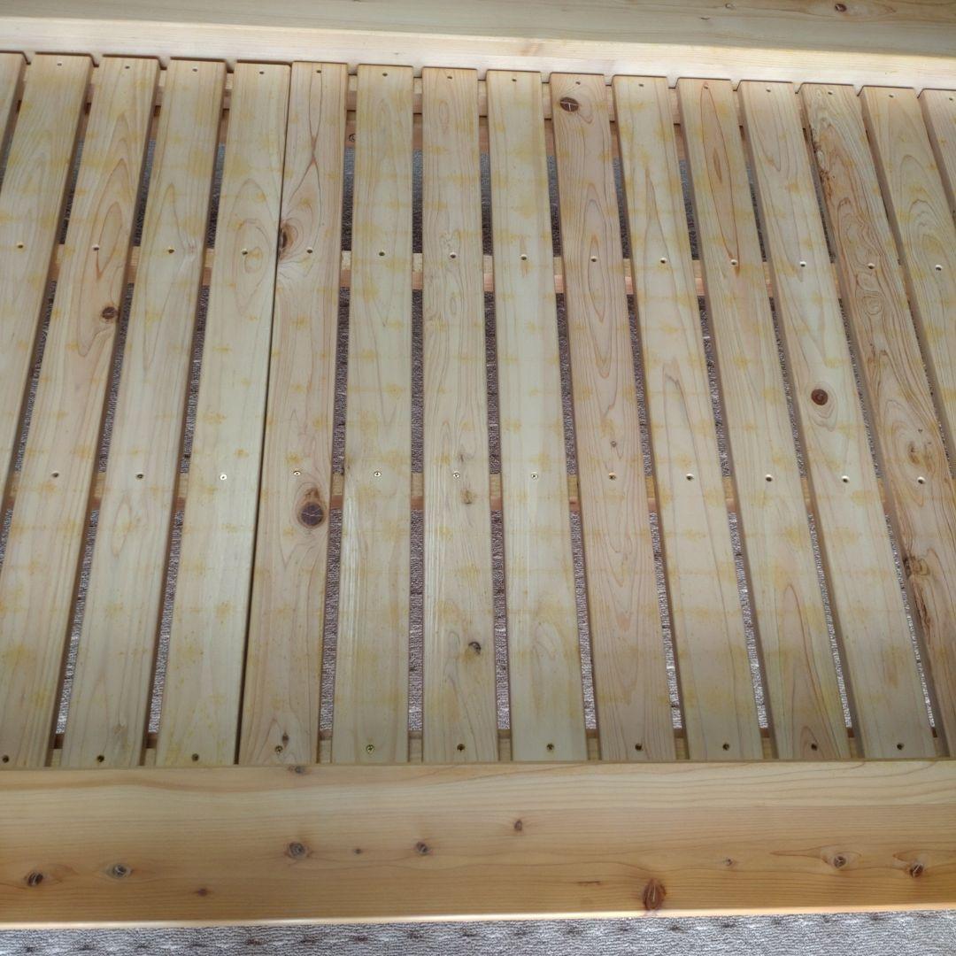 【送料込み】畳とすのこの2way仕様　ひのき無垢　国産畳ベッド　和室