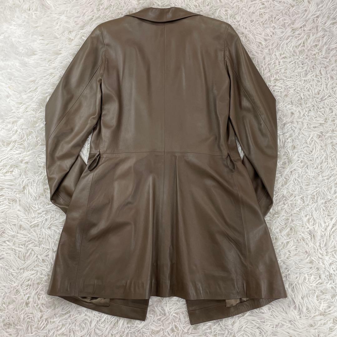 ☆高級☆アニエス・ベースペシャル　フランス製ヴィンテージ　羊革　レザーコート