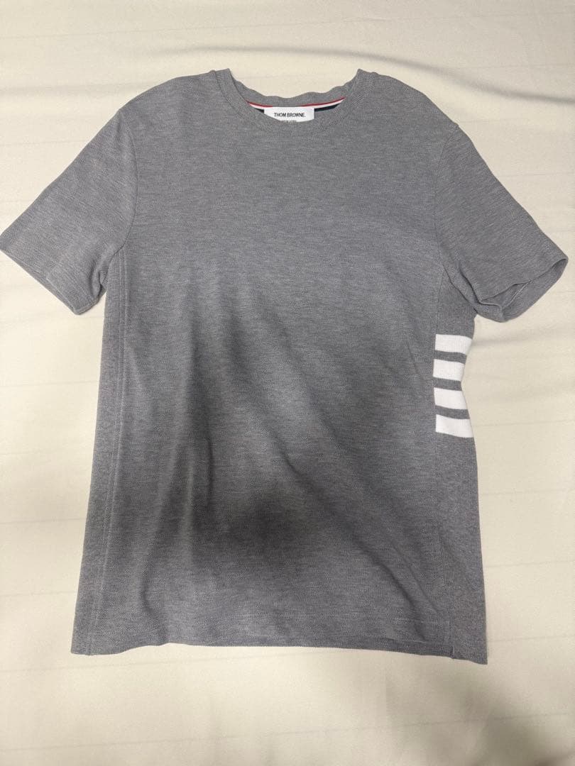 THOM BROWNE グレー Tシャツ　サイズ1 半袖　トムブラウン
