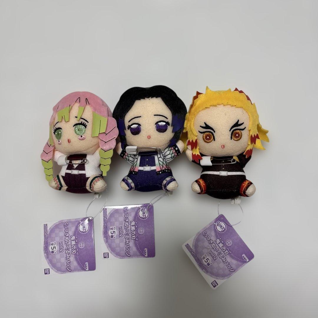 鬼滅の刃　ぬいぐるみ　まとめ売り　ともぬい　くっつきぬいぐるみバッジ
