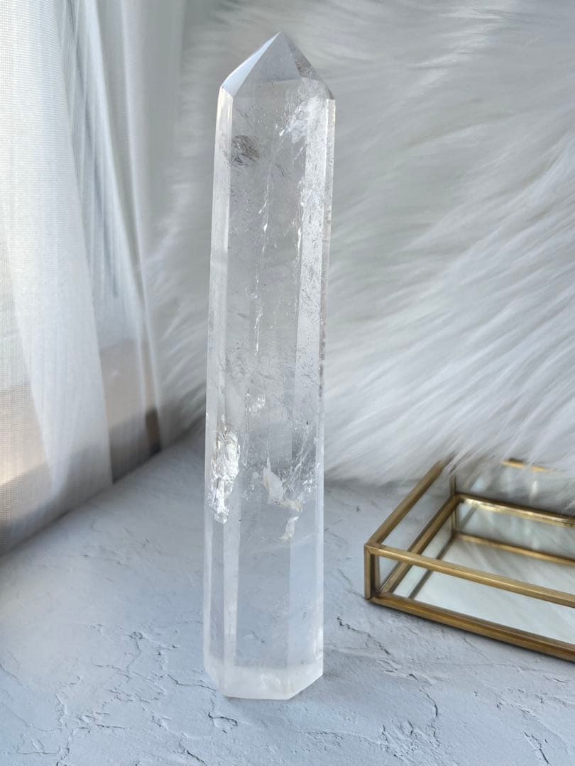 天然石 21cm越え クォーツタワー