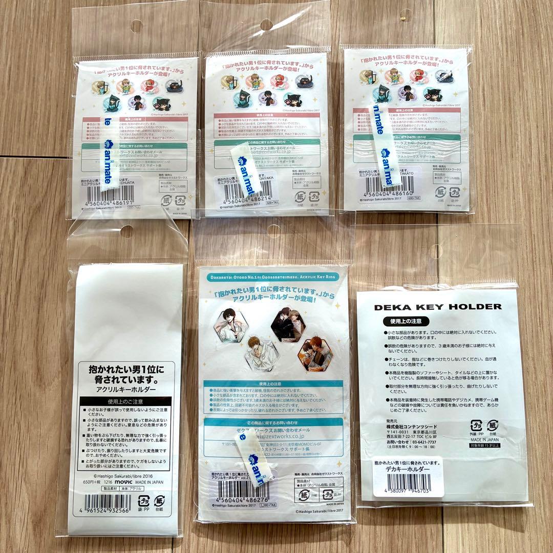 シ*シ様 抱かれたい男1位に脅されています。　アクリルキーホルダー